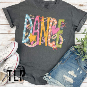 Dance Colorful DTF Transfer