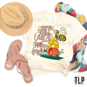 Bee Wild and Free Graphic Top
