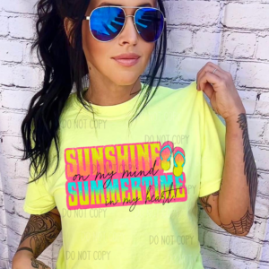 Sunshine and Summertime Graphic Top