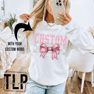 Custom Pink Coquette Word DTF