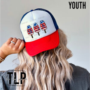 Youth USA Popsicle Fireworks Foam Trucker Hat