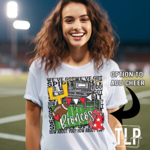 We’ve Got Spirit Football Mascot Color DTF Transfer