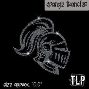 Knights Mascot Image Single Color-SPANGLE