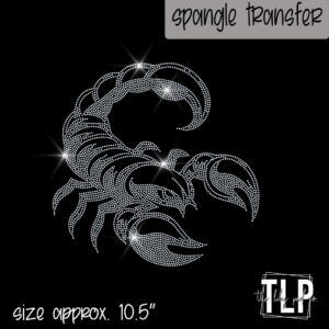 Scorpion Mascot Image Single Color-SPANGLE