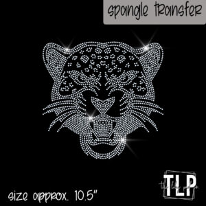 Leopards Mascot Image Single Color-SPANGLE