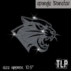 Panther Mascot Image Single Color-SPANGLE