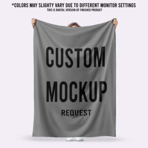 MOCKUP-Custom Blanket Design