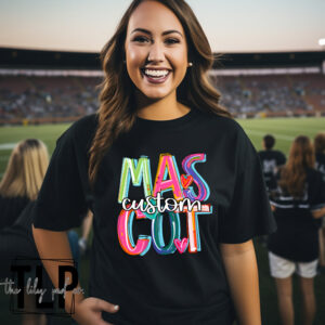 Cheery Doodle Custom Mascot DTF Transfer