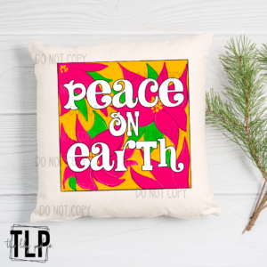 Peace On Earth Square DTF Transfer