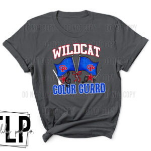 Wildcat Color Guard Graphic Tee