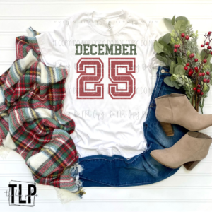 Varsity December 25th DTF Transfer