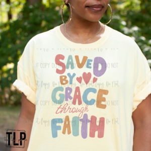 Saved By Grace DTF Transfer