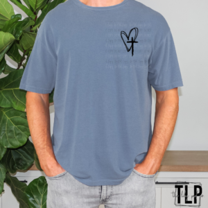 Heart Cross DTF Transfer