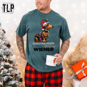 Christmas Weiner DTF Transfer