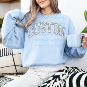 Custom Toile DTF Transfer