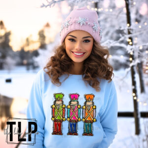 Colorful Nutcrackers Trio DTF Transfer