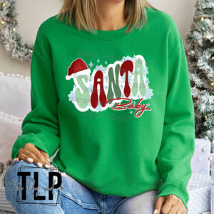 Pink or Colored Santa Baby DTF Transfer
