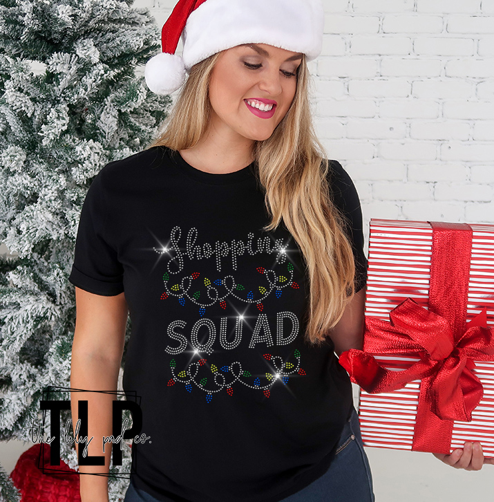 Shopping Squad Holiday Lights Spangle Transfer - Image 2