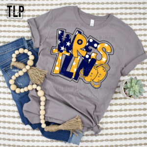 Wrestling Word Art Custom Colors DTF Transfer