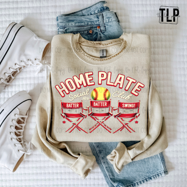 Home Plate Social Club Adult Tee/Sweatshirt - Image 2