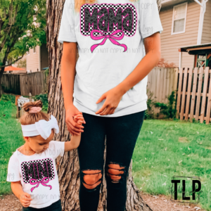 Mama Mini Black Leopard Youth/Adult Graphic Tee