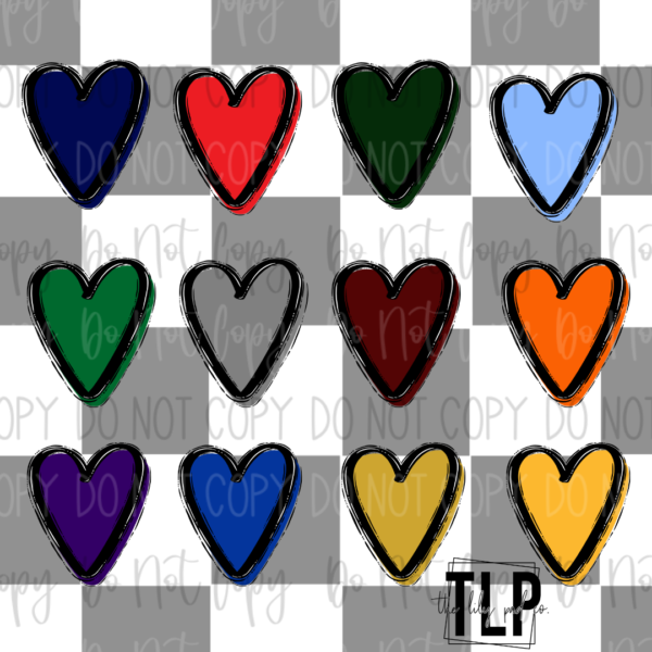 Custom Checkered Spring Pop Alpha Graphic Tee/Long Sleeve/Sweatshirt - Image 6