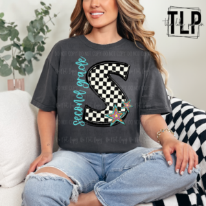 Checkered Grade Level DTF Transfer