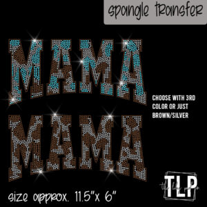 Mama Leopard Spangle Transfer