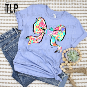 Teacher Apple Bow DTF Transfer