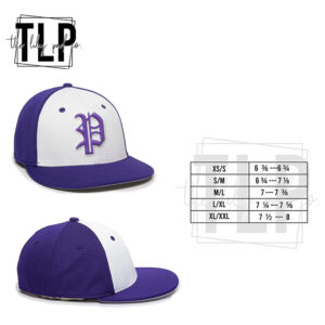 Pristine Purple/White Performance Flex Fit Hat