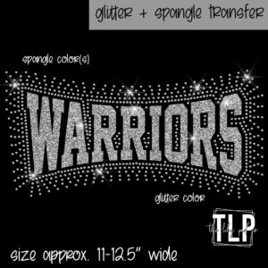 Warriors Burst Glitter + SPANGLE