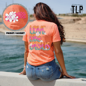 Love Like Jesus Front Back DTF Transfer