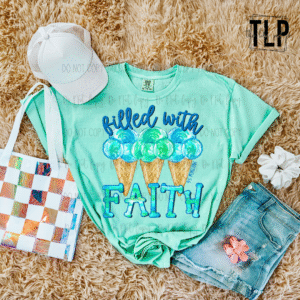 Filled With Faith DTF Transfer