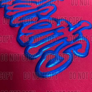 Custom Metallic Puff Mascot Top