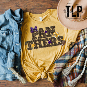 Fall Leopard Mascot DTF Transfer