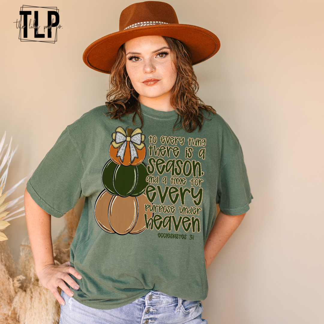 Every Season Pumpkin Stack DTF Transfer