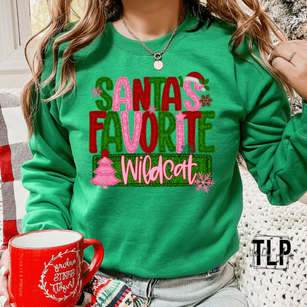 Santa's Favorte Mascot DTF Transfer