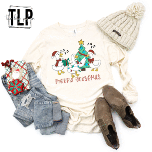 Merry Goosemas DTF Transfer