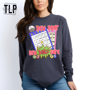 New Year New Bingo Card DTF Transfer