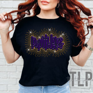 Wolverines Puff , Glitter, Spangle Transfer