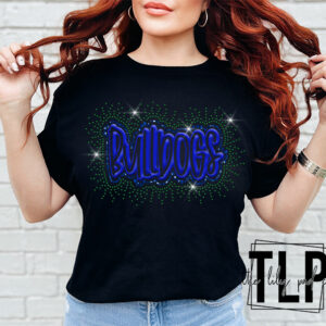 Bulldogs Puff ,Glitter, Spangle Transfers