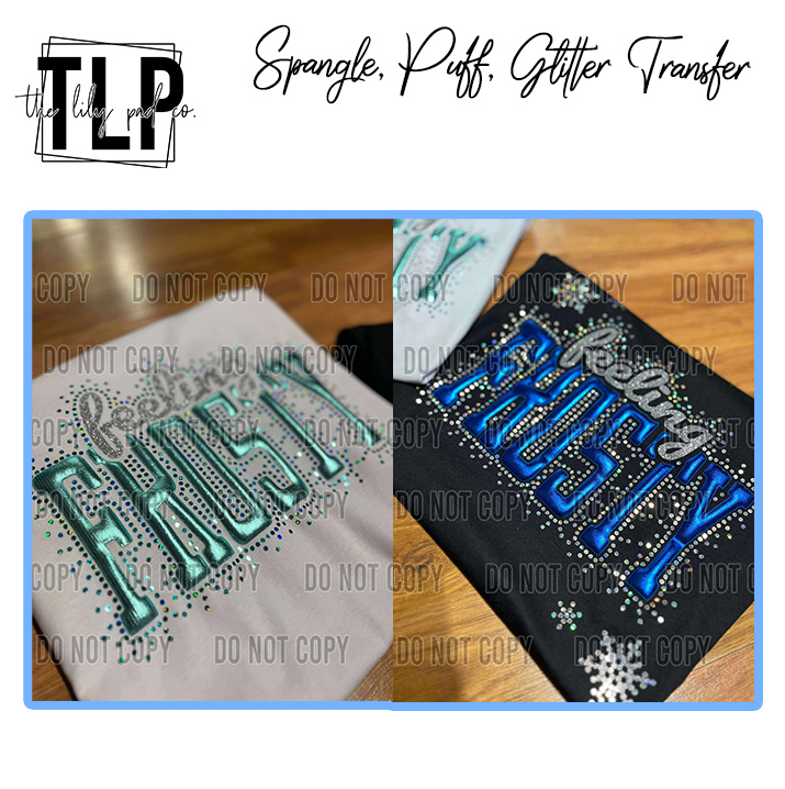 Feeling Frosty Metallic Puff , Glitter, Spangle Transfer