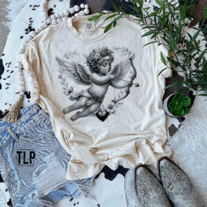 Half Tone Cupid DTF Transfer