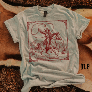 Roping Cowgirl DTF Transfer