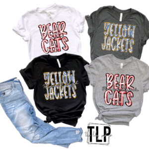 Spirit Stack Mascot w/ Script DTF Transfer