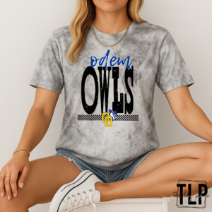 Odem Owls Mixed Up Mascot DTF Transfer