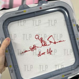 Cheer Life Embroidered Tee or Sweatshirt