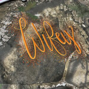 Wifey Embroidered Realtree Camo Top