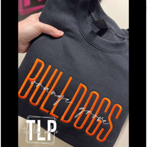 Orange Grove Bulldogs Embroidered Sweatshirt-Hoodie