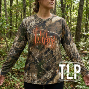 Wifey Embroidered Realtree Camo Top